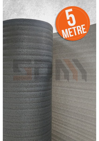 5 Metre 3mm Kalın Tabak Arası Bardak Sarma Cam Sarma Şiltesi Taşınma Ambalaj Malzemesi Gri 100 cm