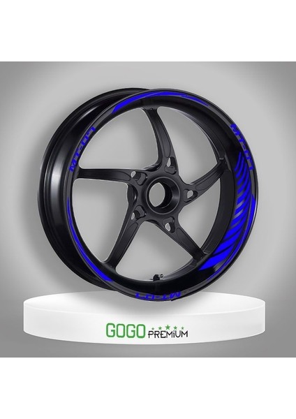 Florasan Turuncu Yamaha Mt-07 Uyumlu Racıng 1 Set Jant Şeridi