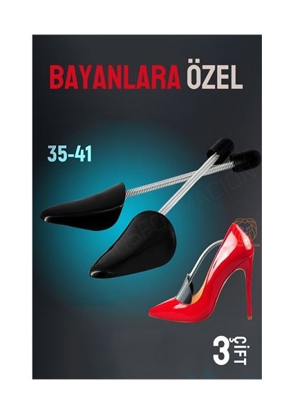 Ayakkabı Dolgu Kalıbı Bayan 35-41 No 3 Çift