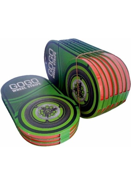 Florasan Kırmızı 7cm x 7 M Lüks 1 Set Jant Şeridi