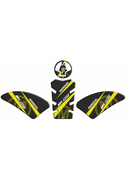 Mondial Mh Drift L 125 2019 - 2024 Uyumlu Tank Pad 004