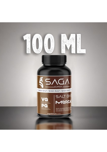 Mrck Salt Gliserin Propilen Glikol Base Nbase 100 ml 50 Mg 80/20 Vg/pg