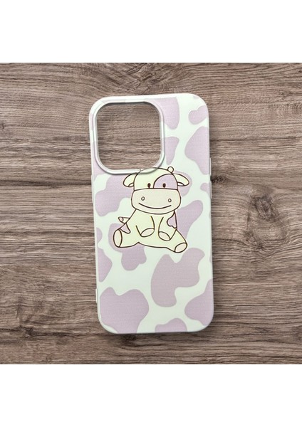 IPHONE14 Pro Kabartma Baskılı Silikon Kılıf