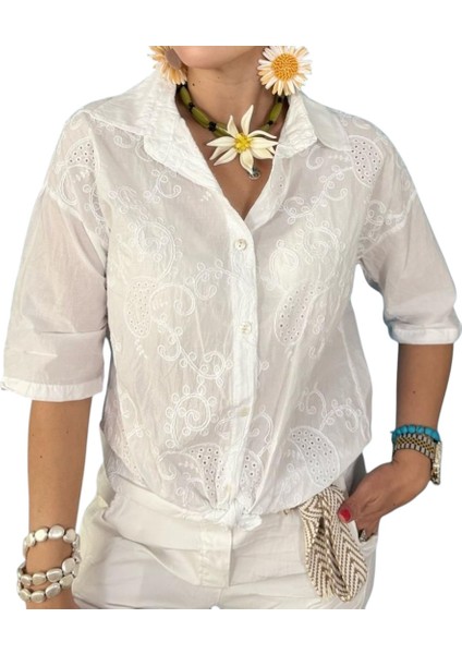 Italyan Fisto Detaylı Gömlek