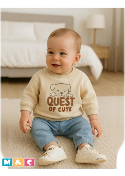 Kız Erkek Bebek Çocuk 2li Takım Alt Üst Swaetshirt Pantolon Takım