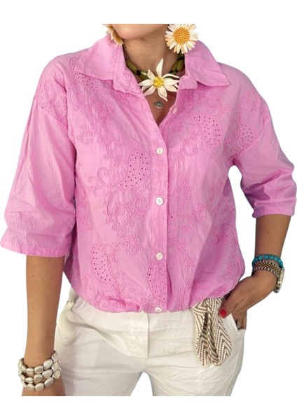 Italyan Fisto Detaylı Gömlek