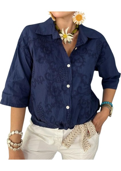 Italyan Fisto Detaylı Gömlek