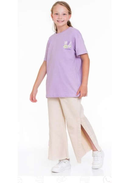 Kız Çocuk Yırtmaç Detaylı Tarz Kot Pantolon fiyatları