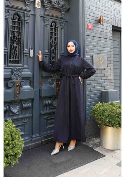 Krep Kumaş Elbise