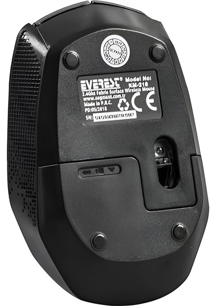 Everest KM-218 USB Gri 2.4ghz Kumaş Yüzey Kablosuz Mouse
