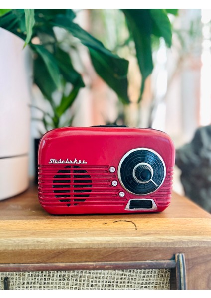 Nostaljik Radyo Kumbara I Hediyelik Dekoratif Obje I Retro Radyo