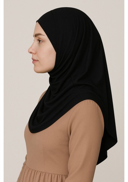 Pileli Tesettür Hijab Hazır Eşarp