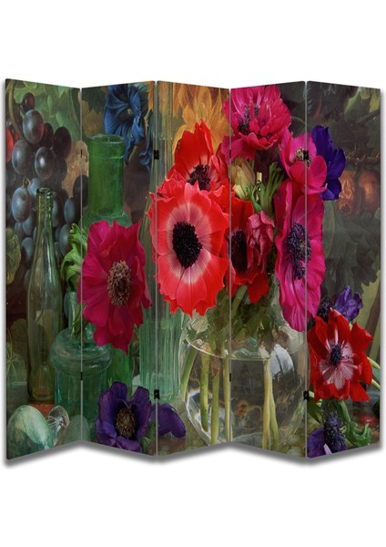Doğa Temalı Özel Tasarım Paravan Room Divider 180 x 200 cm