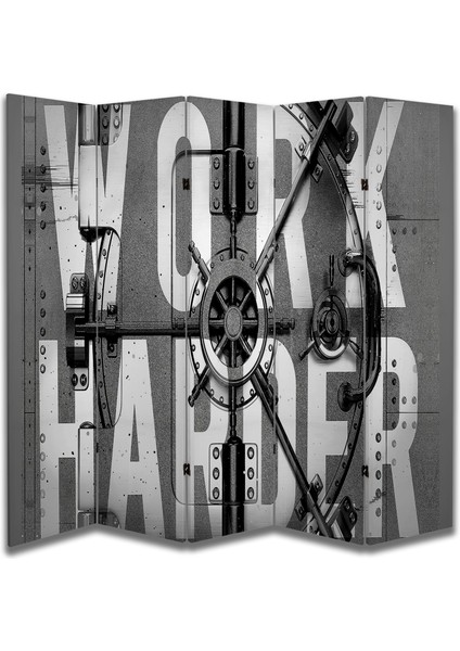 Motivasyon Temalı Özel Tasarım Paravan Room Divider 180 x 200 cm