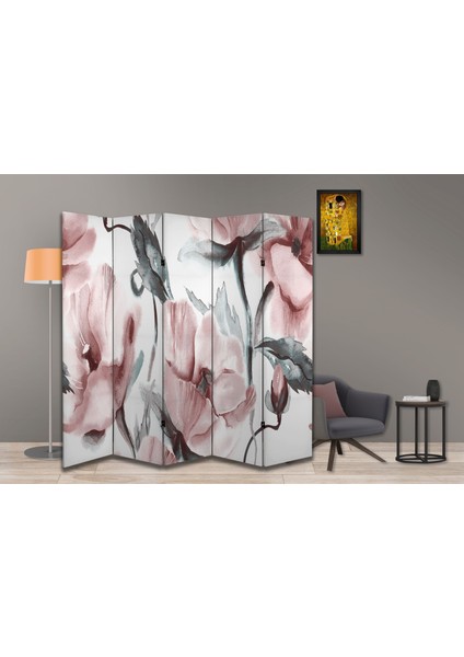 Doğa Temalı Özel Tasarım Paravan Room Divider 180 x 200 cm modelleri