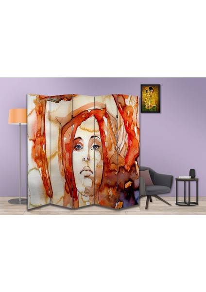 Kadın Temalı Özel Tasarım Paravan Room Divider 180 x 200 cm fiyatları