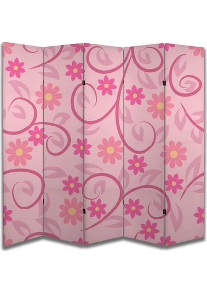 Doğa Temalı Özel Tasarım Paravan Room Divider 180 x 200 cm