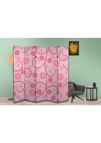 Doğa Temalı Özel Tasarım Paravan Room Divider 180 x 200 cm modelleri