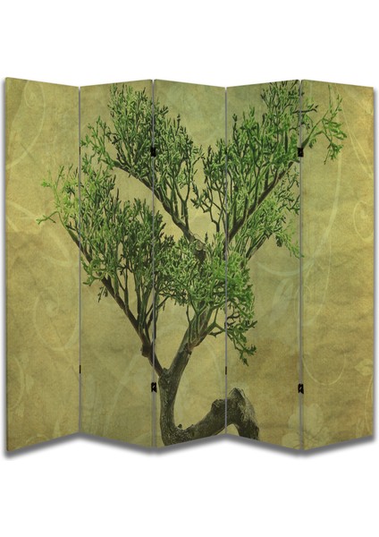 Doğa Temalı Özel Tasarım Paravan Room Divider 180 x 200 cm