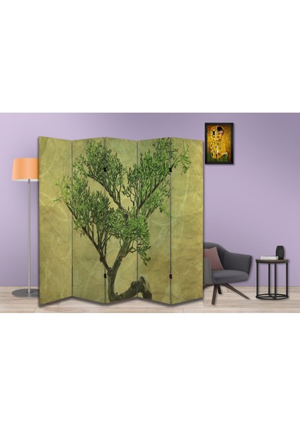 Doğa Temalı Özel Tasarım Paravan Room Divider 180 x 200 cm modelleri