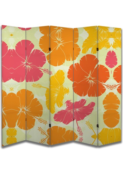 Doğa Temalı Özel Tasarım Paravan Room Divider 180 x 200 cm