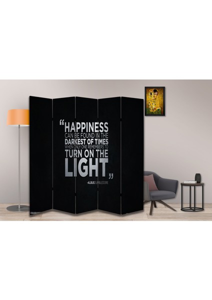 Motivasyon Temalı Özel Tasarım Paravan Room Divider 180 x 200 cm fiyatları