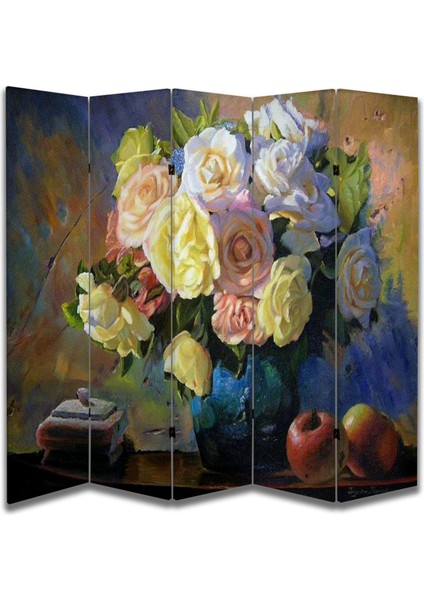 Doğa Temalı Özel Tasarım Paravan Room Divider 180 x 200 cm