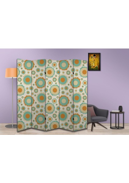 Motifli Özel Tasarım Paravan Room Divider 180 x 200 cm modelleri