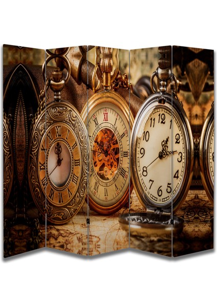 Motifli Özel Tasarım Paravan Room Divider 180 x 200 cm