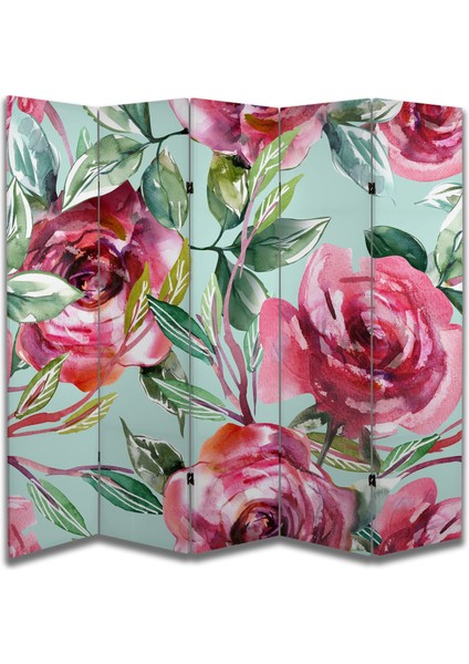 Doğa Temalı Özel Tasarım Paravan Room Divider 180 x 200 cm