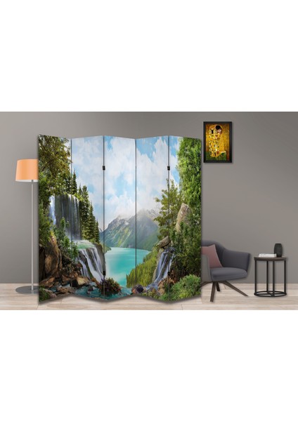 Manzara Temalı Özel Tasarım Paravan Room Divider 180 x 200 cm modelleri