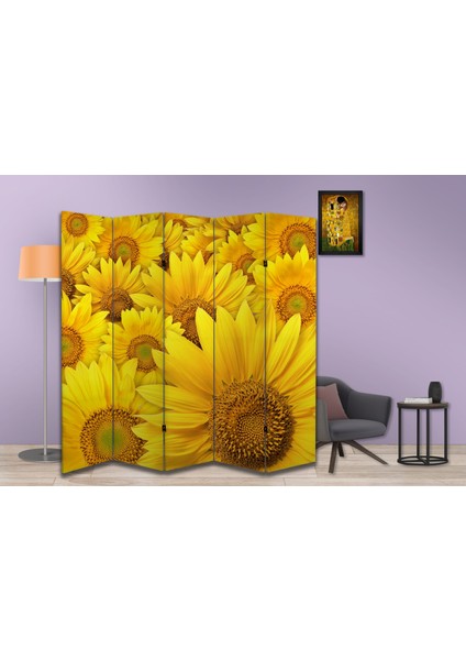 Doğa Temalı Özel Tasarım Paravan Room Divider 180 x 200 cm