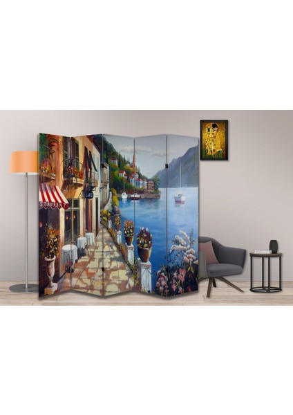 Manzara Temalı Özel Tasarım Paravan Room Divider 180 x 200 cm modelleri
