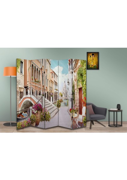 Şehir Temalı Özel Tasarım Paravan Room Divider 180 x 200 cm fiyatları
