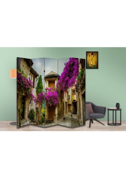 Şehir Temalı Özel Tasarım Paravan Room Divider 180 x 200 cm fiyatları