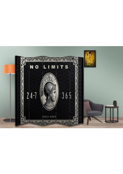 Motivasyon Temalı Özel Tasarım Paravan Room Divider 180 x 200 cm modelleri