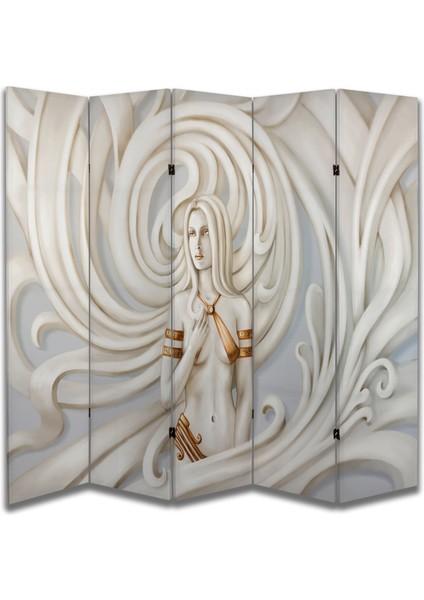 Kadın Temalı Özel Tasarım Paravan Room Divider 180 x 200 cm