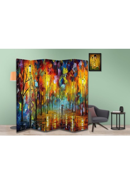 Şehir Temalı Özel Tasarım Paravan Room Divider 180 x 200 cm modelleri