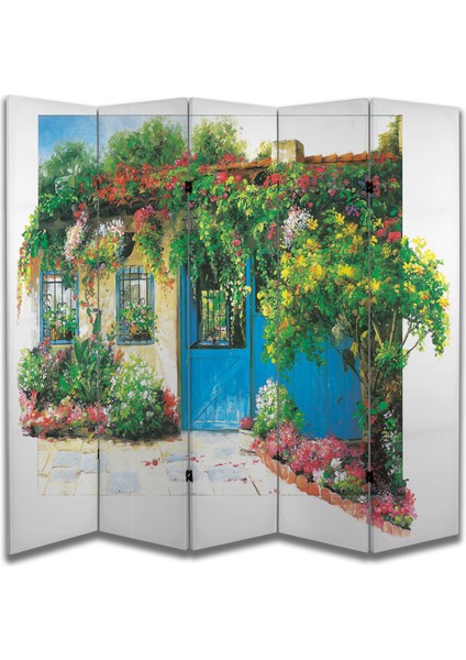 Manzara Temalı Özel Tasarım Paravan Room Divider 180 x 200 cm