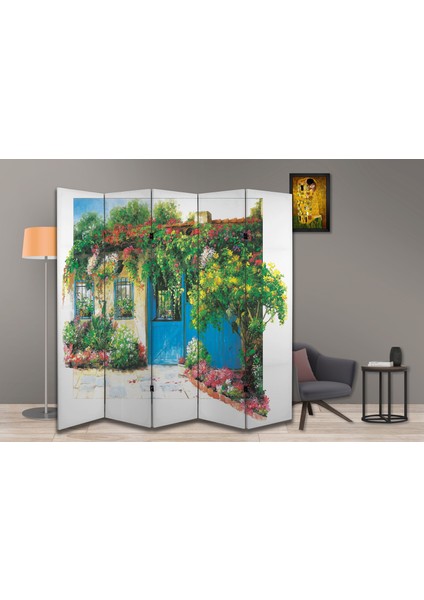Manzara Temalı Özel Tasarım Paravan Room Divider 180 x 200 cm fiyatları