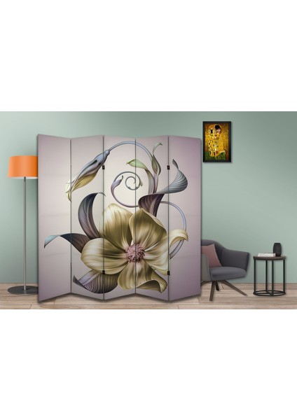 Motifli Özel Tasarım Paravan Room Divider 180 x 200 cm modelleri