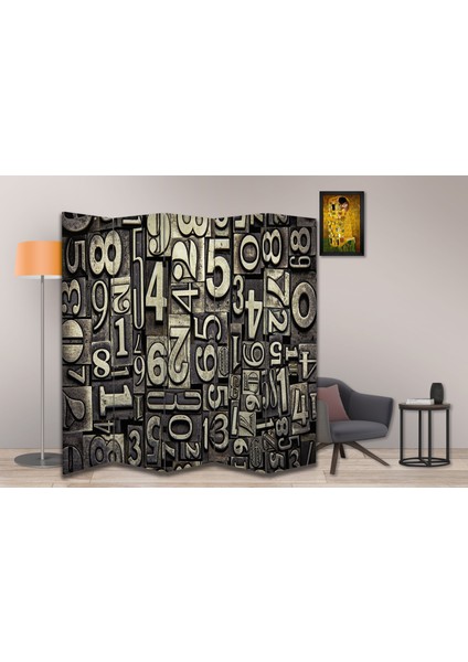 Matematik Temalı Özel Tasarım Paravan Room Divider 180 x 200 cm fiyatları