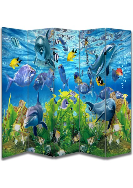 Çocuk Temalı Özel Tasarım Paravan Room Divider 180 x 200 cm