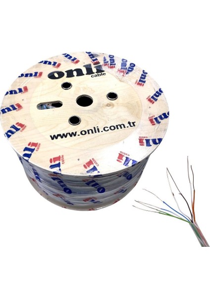 Onli 305MT 23AWG Utp Cat6 Network Kablosu Şeffaf Yerli Üretim