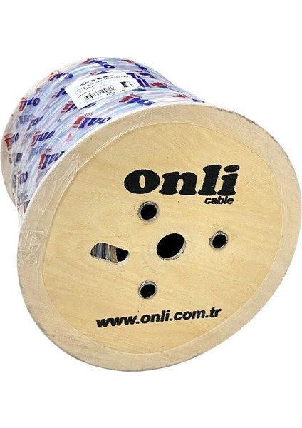 Onli 305MT 23AWG Utp Cat6 Network Kablosu Şeffaf Yerli Üretim