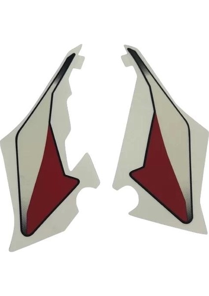 Pulsar Ns 200 21 Etiket Seti Alt Sakal Kırmızı Orijinal