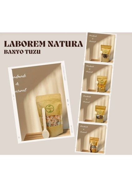 Mor Çiçekler Banyo Tuzu -( Ayak Tuzu), 200 gr