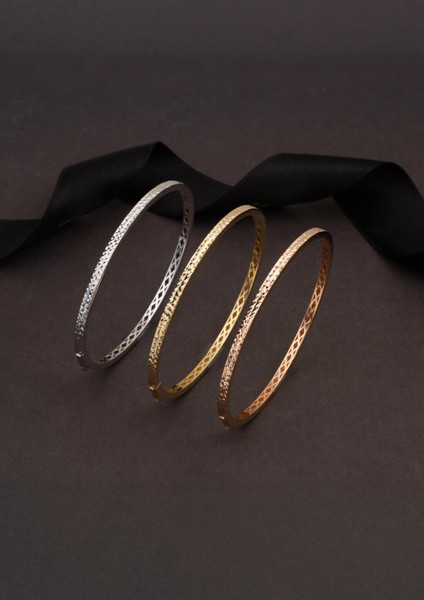 Taşsız Beyaz Altın 14 Ayar Kelepçe Bilezik fırsatları