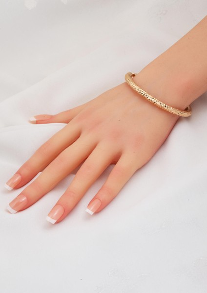 Parıltılı Rose 14 Ayar Kelepçe Bilezik fiyatları