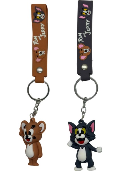 Silikon Anahtarlık Tom&jerry